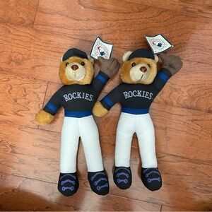 MLB 1994 Colorado Rockies Bear NWT Good Stuff Baseball Stuffed Animal Toy